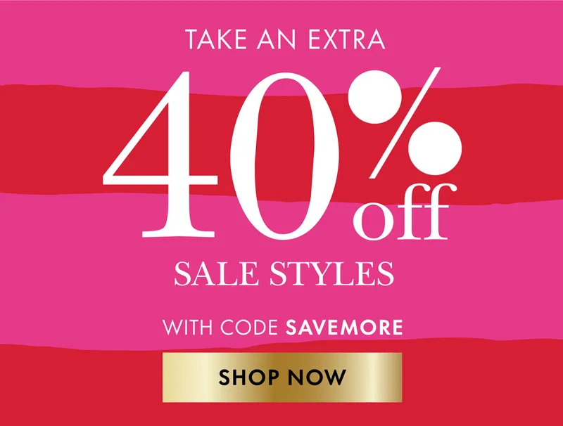Take An Extra 40% Off Sale Styles With Code discount code