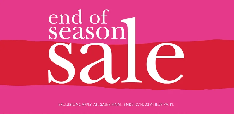 end of season sale