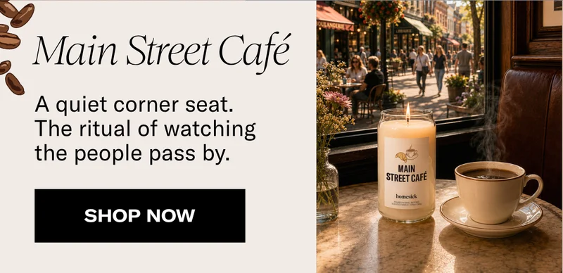 Main Street Café | A quiet corner seat.  The ritual of watching the people pass by. | Shop Now