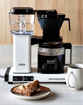 Moccamaster KBGV Select 10-Cup Glass Brewer Matte White coffee maker