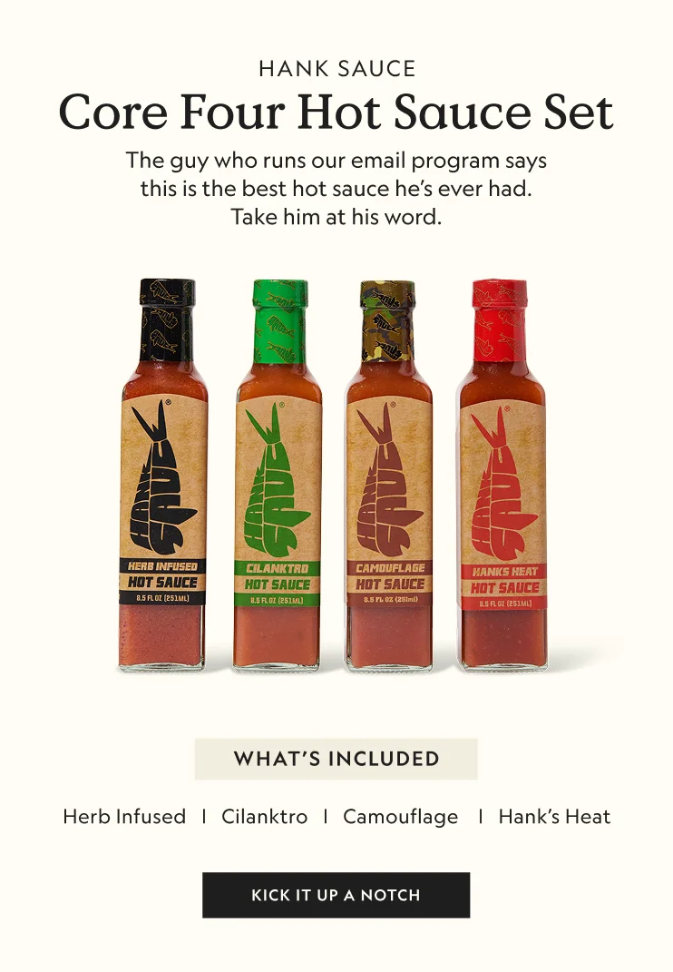 Core Four Hot Sauce Set