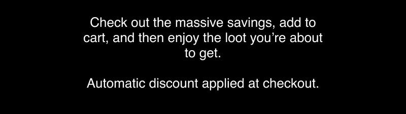 Up to 60% Savings!