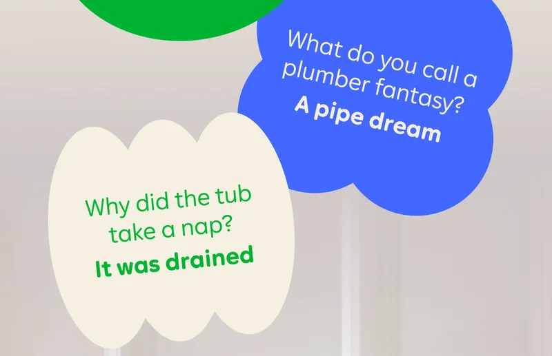 What do you call a plumber fantasy? A pipe dream. | Why did the tub take a nap? It was drained.
