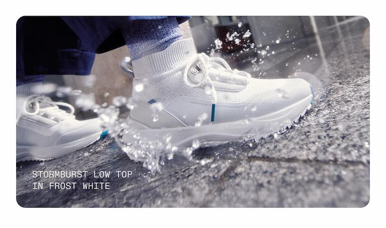 Stormburst Low Top in Frost White