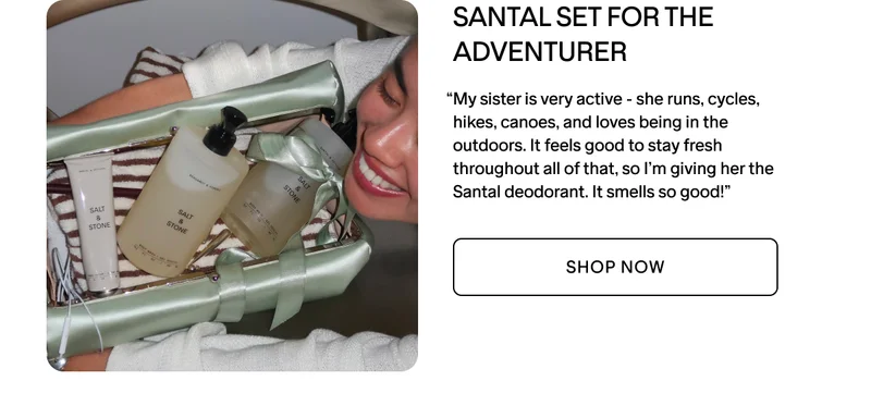 SANTAL SET FOR THE ADVENTURER