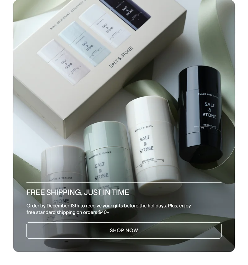 FREE SHIPPING ON ORDERS $40+
