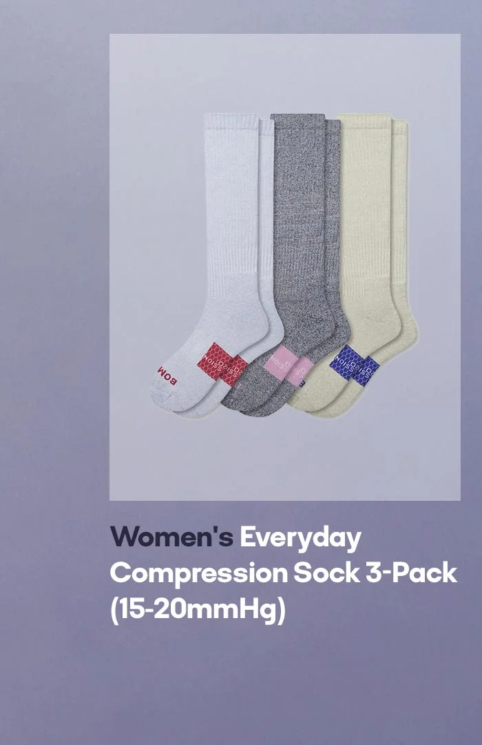 Women's Everyday Compression Sock 3-Pack (15-20mmHg)