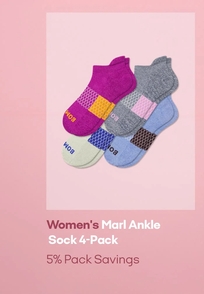 Women's Mari Ankle Sock 4-Pack 5% Pack Savings