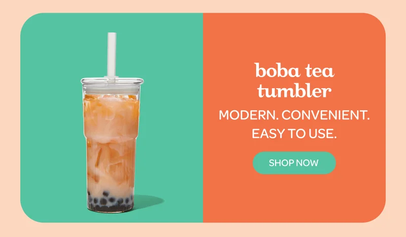 Boba tea tumbler - Modern. Convenient. Easy to use. - Shop Now