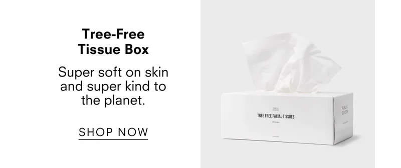 Tree-Free Tissue Box