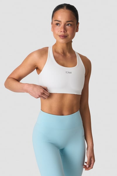 Image of Mirage Cardio Mid Support Bra White Snow