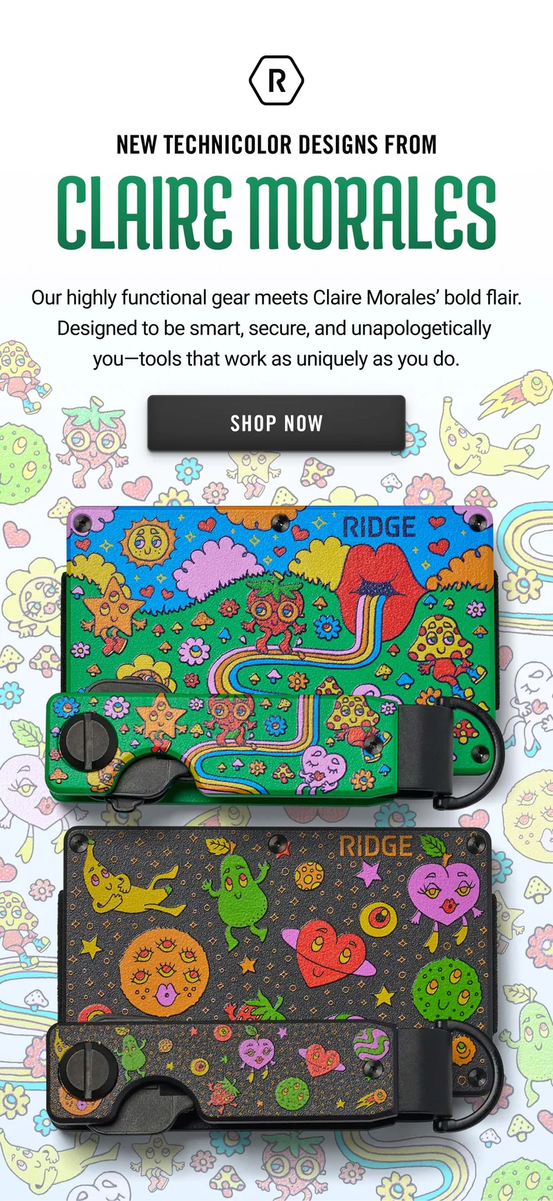 New Technicolor Designs from Claire Morales