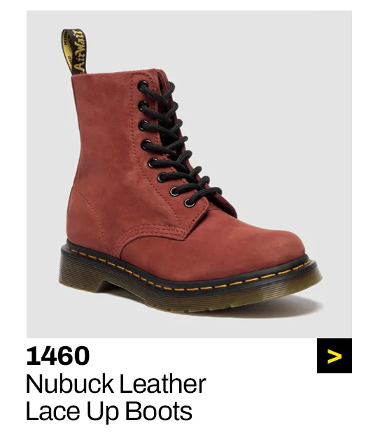 1460 Nubuck Leather Lace Up Boots