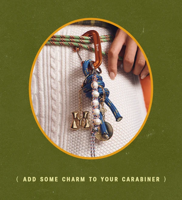 add some charm to your carabiner