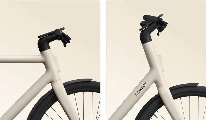 A photograph render of a Cowboy Classic and a Cowboy Cruiser ST Sand