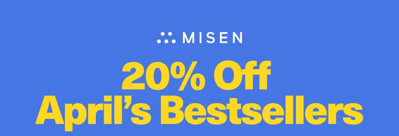 20% Off April's Bestsellers