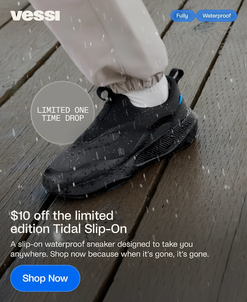 $10 off the limited edition Tidal Slip-On