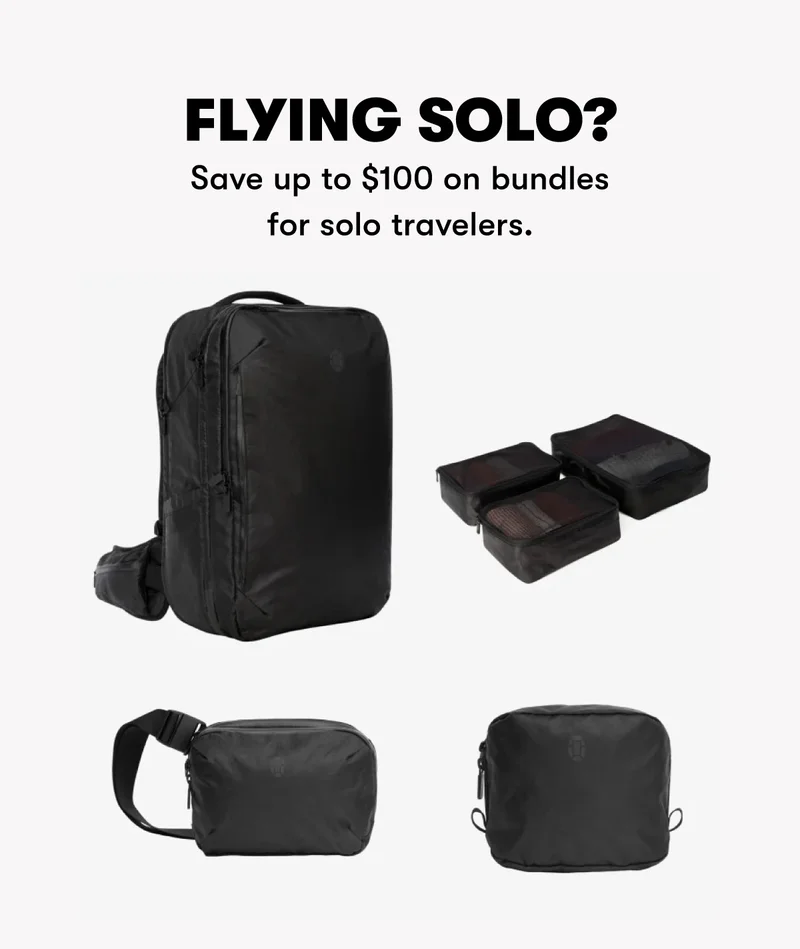 Flying Solo? No Problem! We've got bundles to help make your travels as smooth as possible | Save up to $100 on solo bundles!