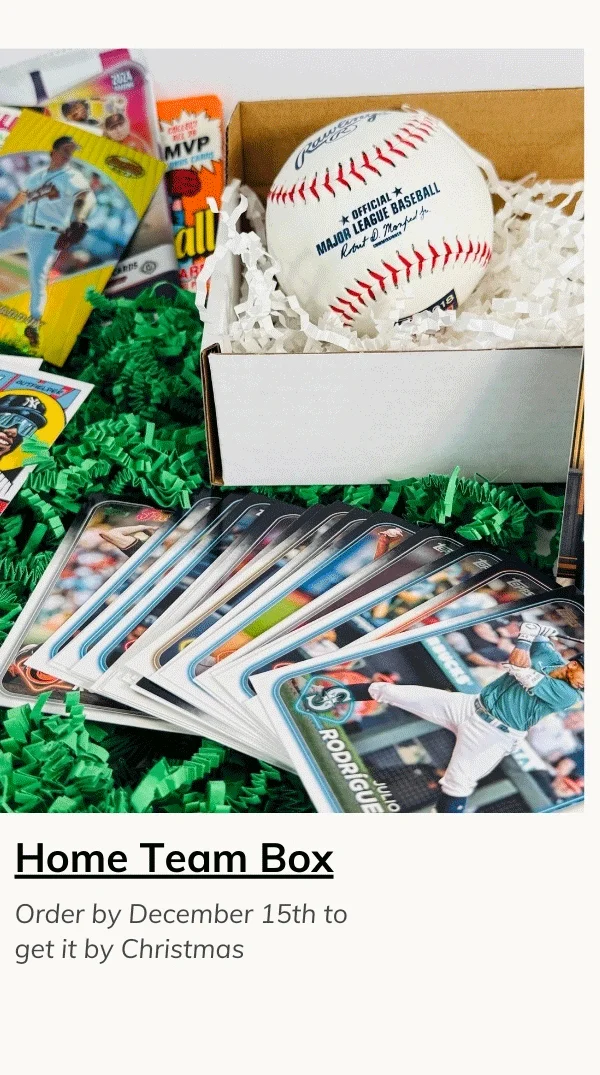 Complete Fan Baseball Card Subscription Box Home Team Box