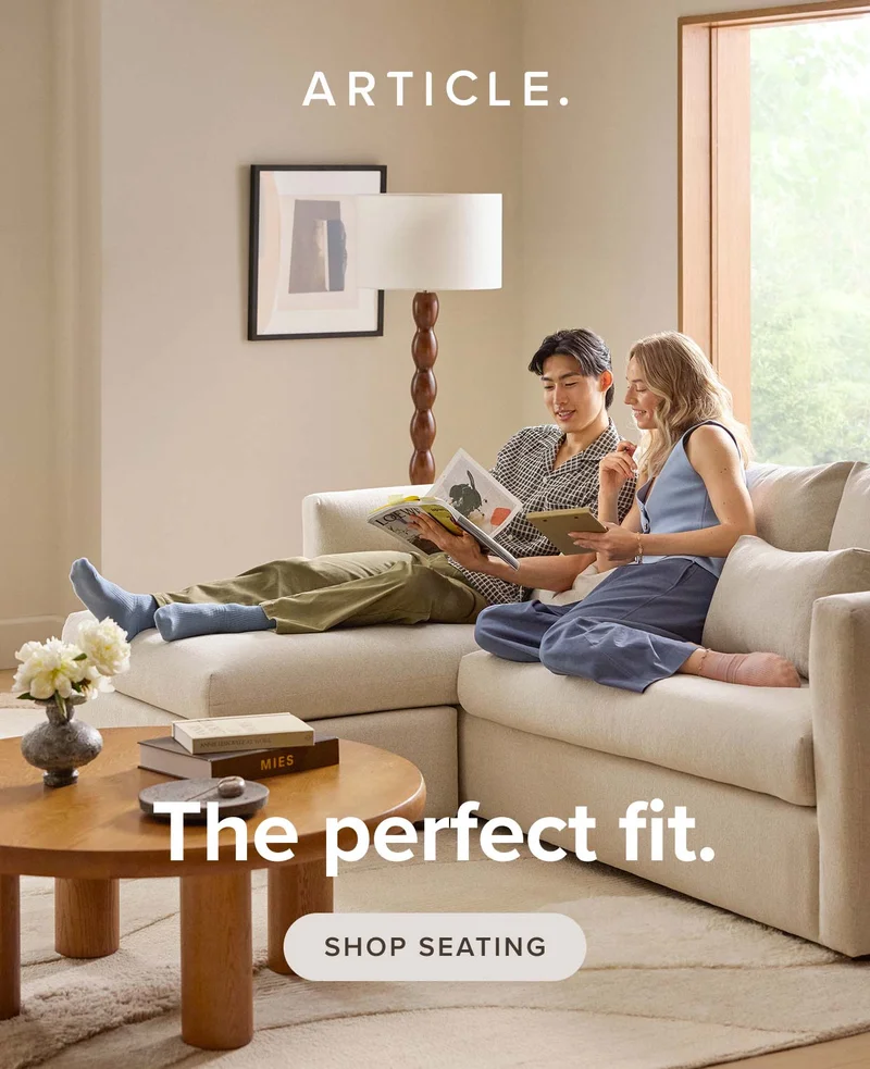 The perfect fit. Shop seating.