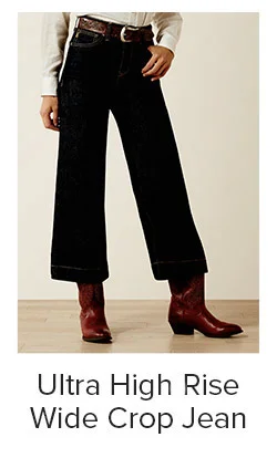 Ultra High-Rise Wide Crop Jean