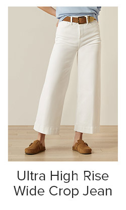 Ultra High-Rise Wide Crop Jean