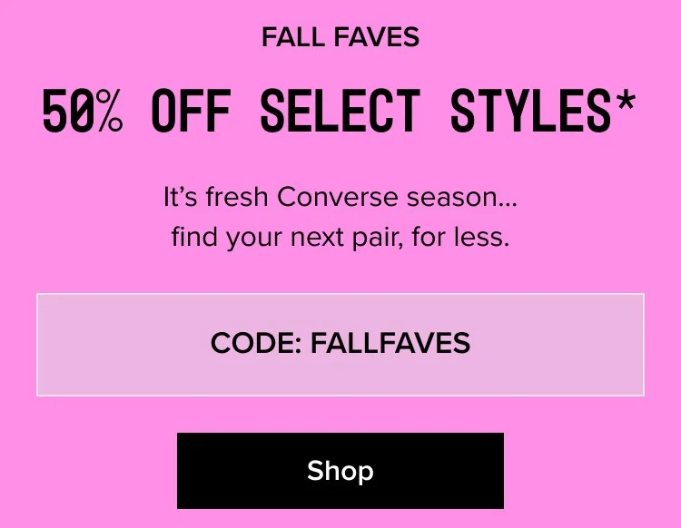 CODE: FALLFAVES SHOP