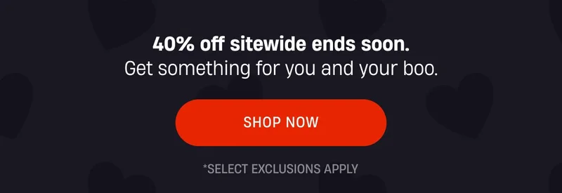 40% Off sitewide ends tomorrow | Shop Now