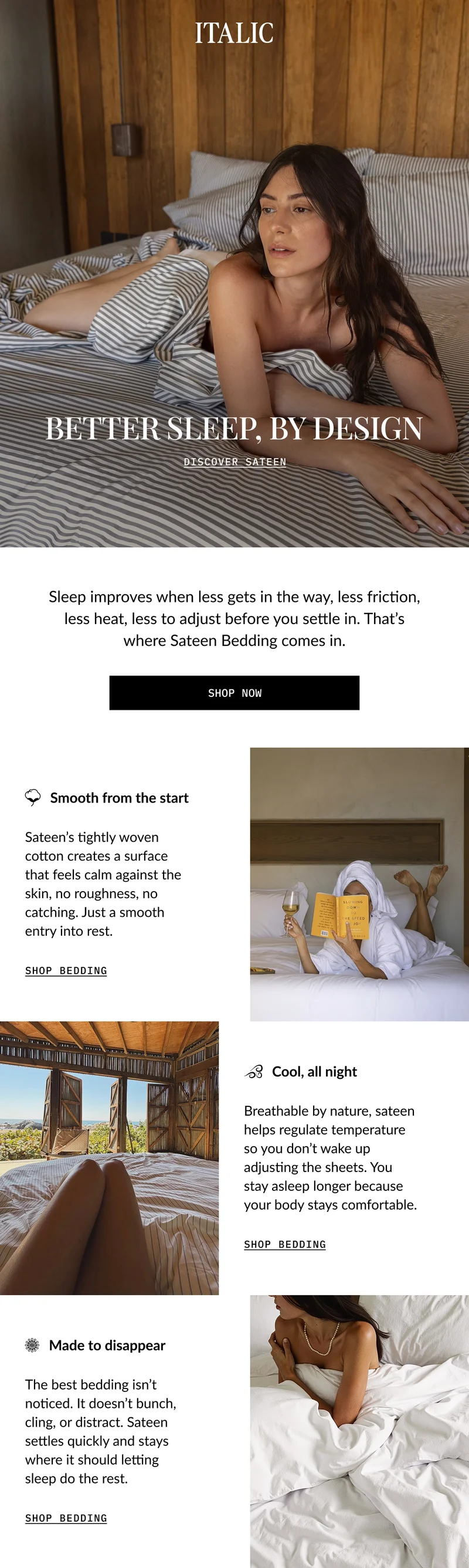 ITALIC | Bedding Collection
