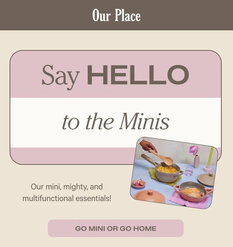 Our Place - Say Hello to the Minis | GO MINI OR GO HOME
