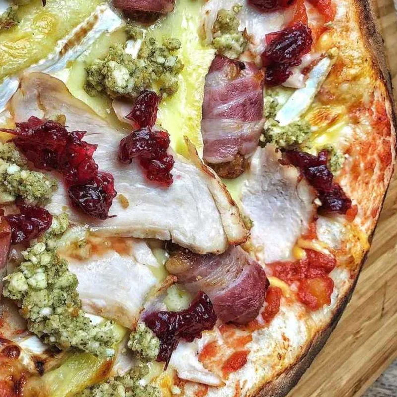 Christmas Everything Pizza