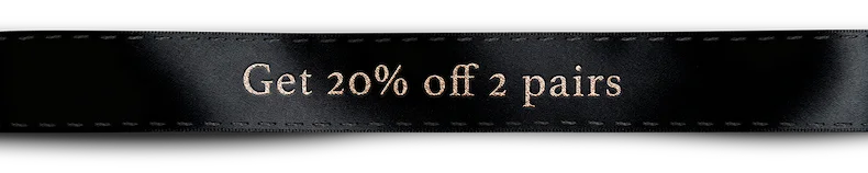 Get 20% off 2 pairs