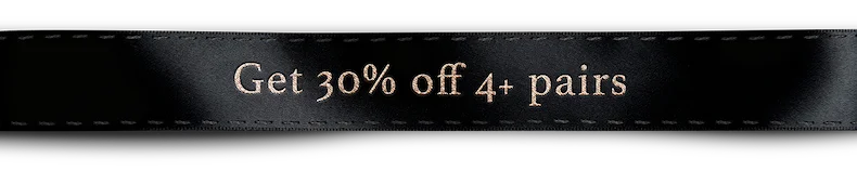 Get 30% off 4+ pairs