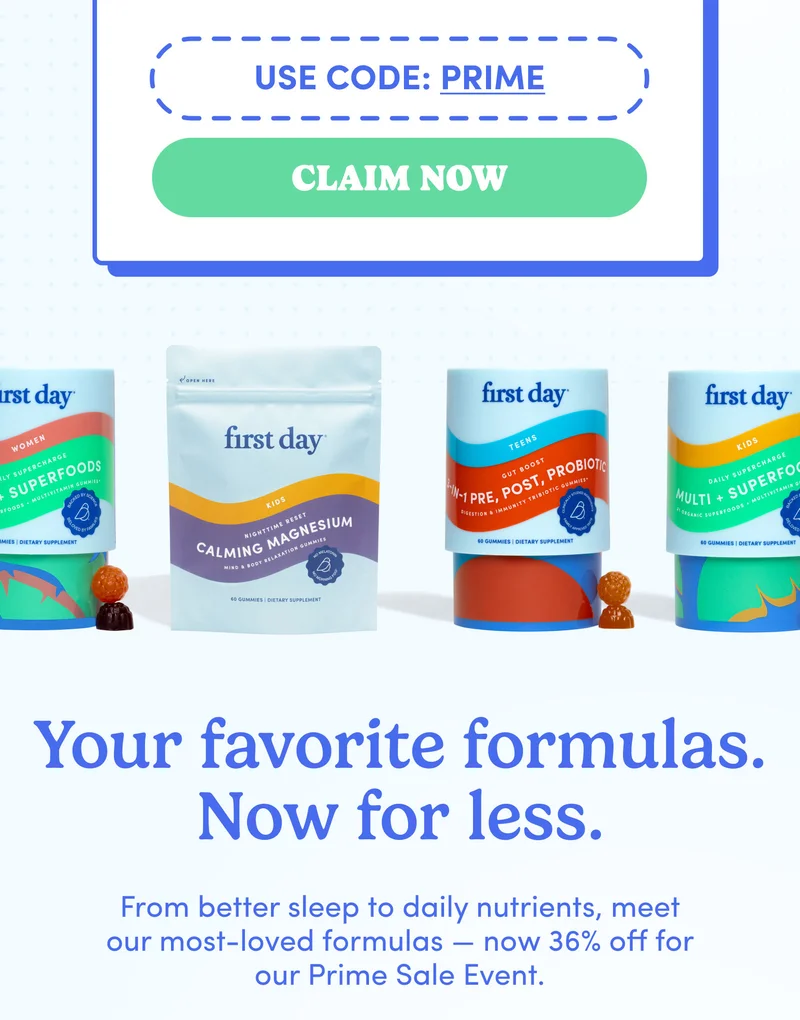 Claim now with code PRIME
