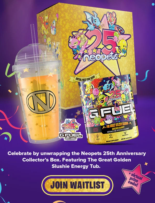 Join the Neopets 25h Anniversary Collector's Box Waitlist!