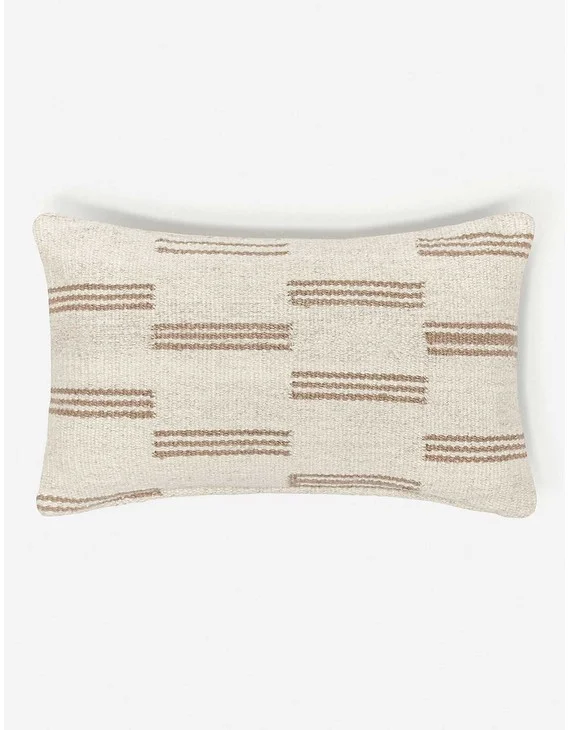 Stripe Break Pillow by Sarah Sherman Samuel-Lumbar