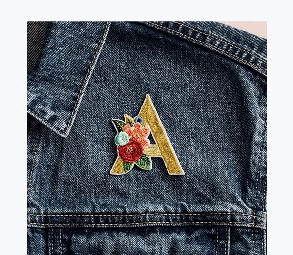 Shop Monogram Embroidered Sticker Patch