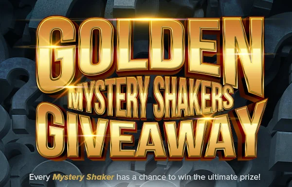 GOLDEN MYSTERY SHAKERS GIVEAWAY!