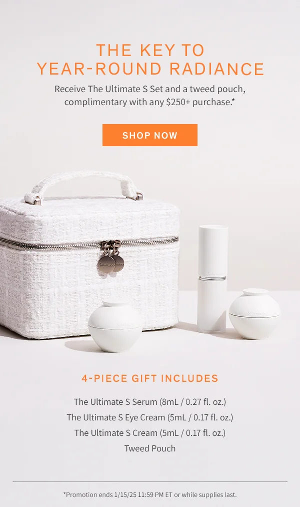 The Ultimate S Set + Tweed Pouch with $250+ purchase
