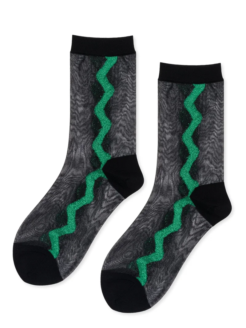 Image of Zig Zag Sheer Crew