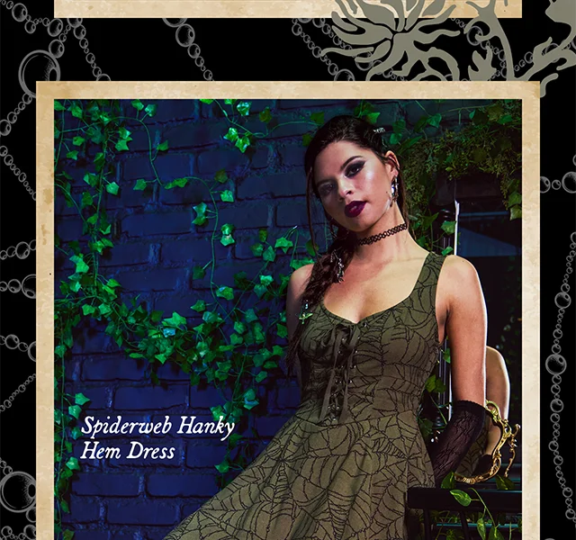 Spiderweb Hanky Hem Dress