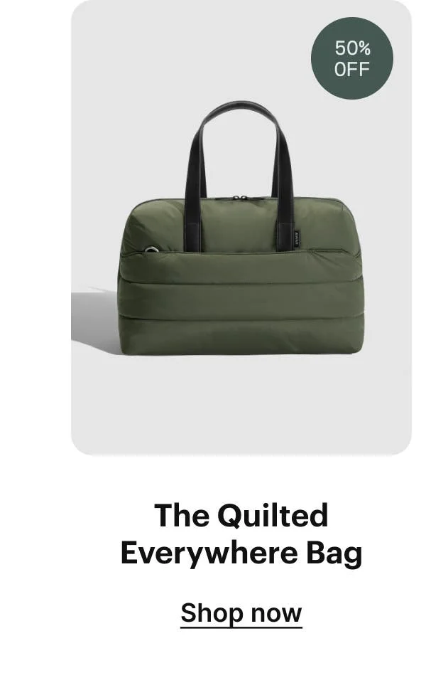 The Quilted Everywhere Bag