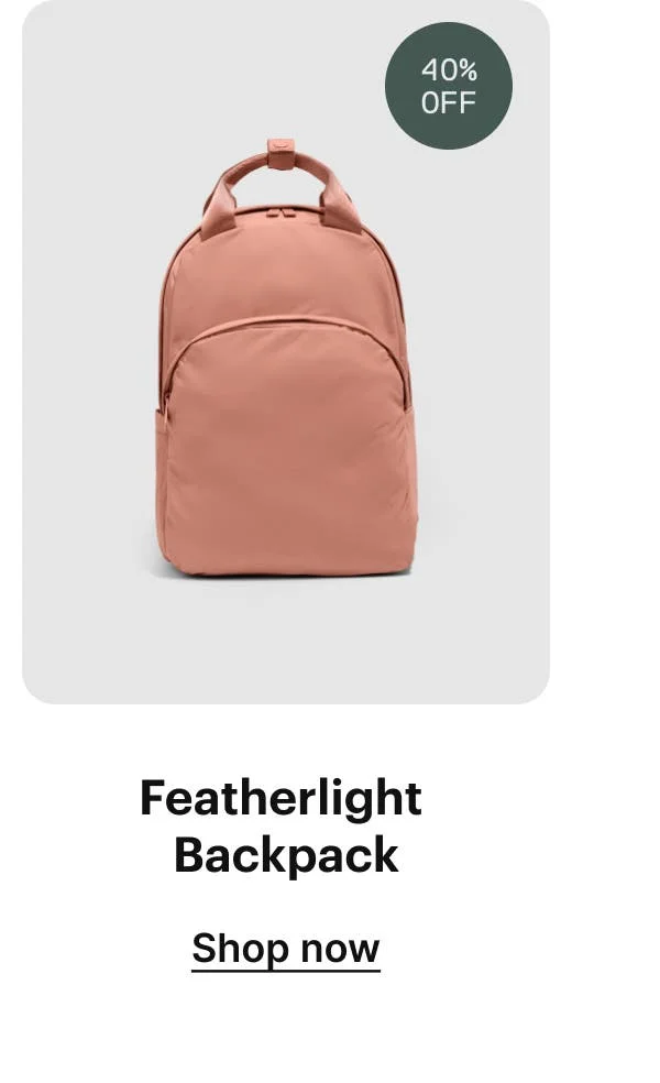 The Featherlight Backpack