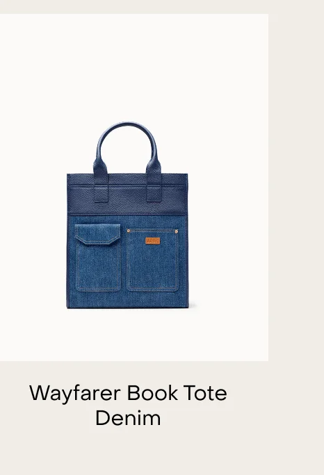 Wayfarer Book Tote Denim