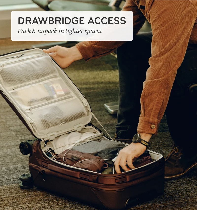 Drawbridge access.