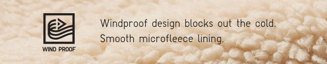 BANNER 2 - WINDPROOF DESIGN BLOCKS OUT THE COLD.