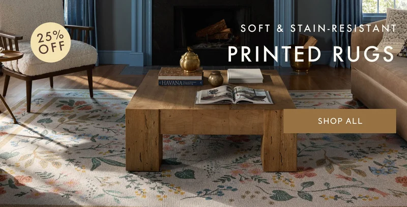 Soft & stain-resistant Printed Rugs  Shop all