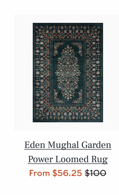 Eden Mughal Garden Power Loomed Rug