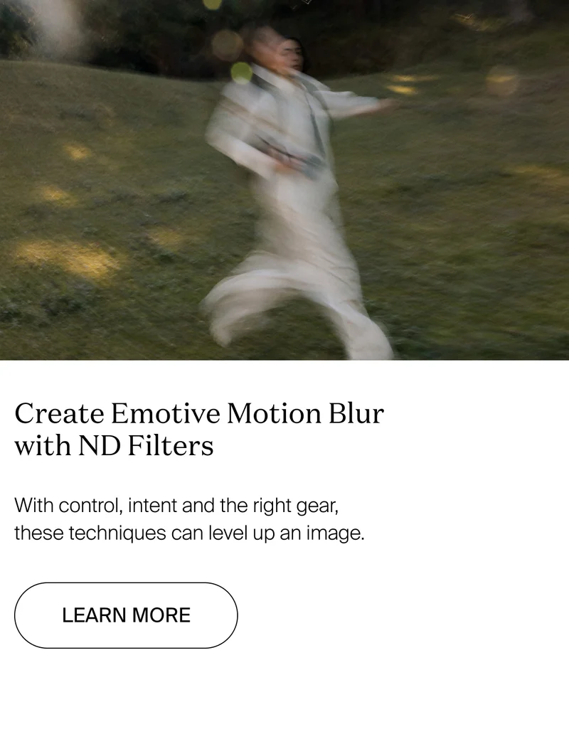 Creative Emotive Motion Blur with ND Filters: With control, intent and the right gear, these techniques can level up an image.
