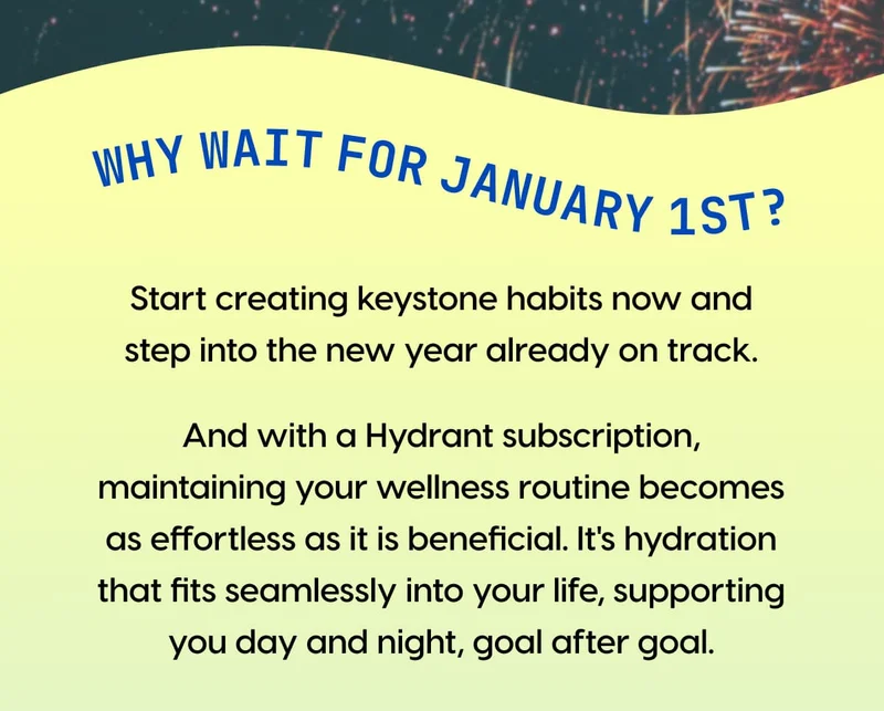 Why Wait For January 1st? | Start creating keystone habits now and step into the new year already on track.